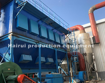 High temperature pulse bag type dust collector