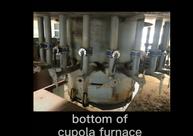 Cupola furnace for rock wool production line